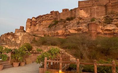 The Ultimate Sunset Restaurant in Jodhpur, India