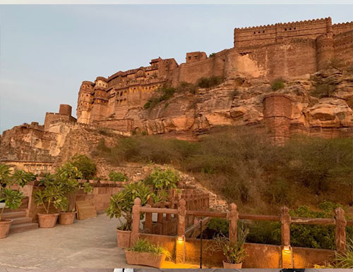 The Ultimate Sunset Restaurant in Jodhpur, India